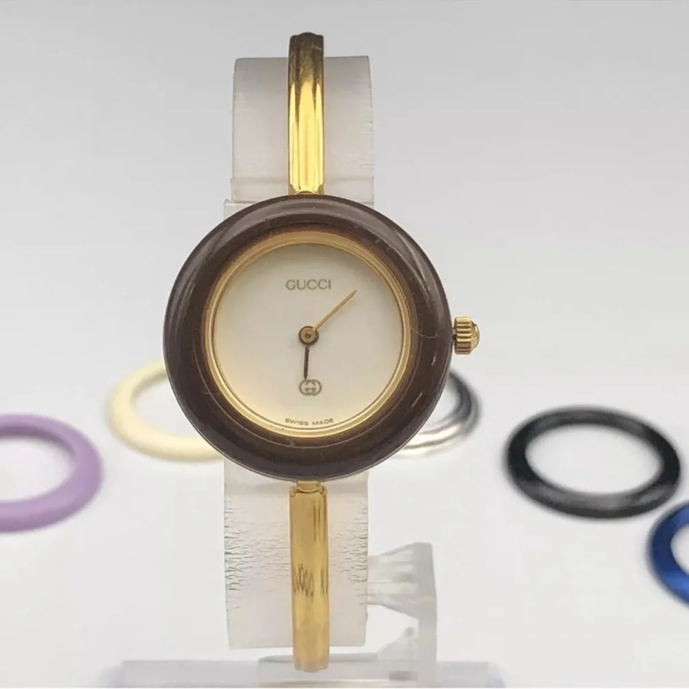 Gucci Luxury Watch 19k Gold Plated Statement Piece